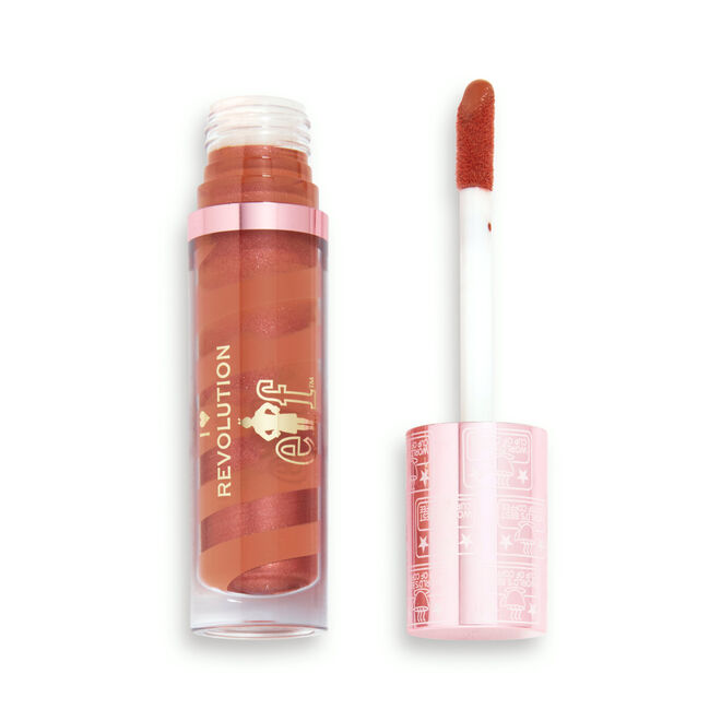 X Elf I Heart Candy Cane Lipgloss Best Coffee