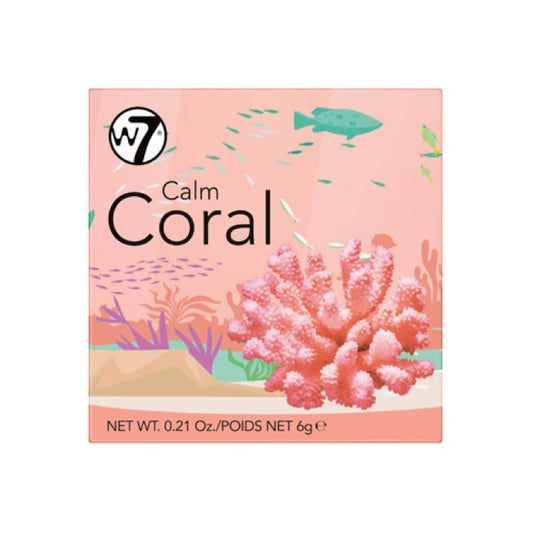 W7 Boxed Blush Calm Coral