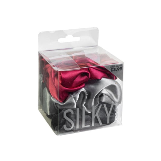 Beauty Outlet Silky Scrunchie 3 Pack Autumn Winter BEAU227