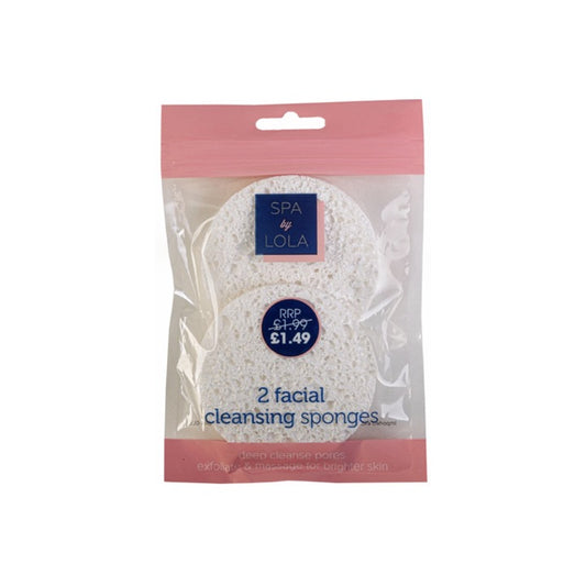 Spa By Lola 2 Facial Cleansing Sponges BEAU163