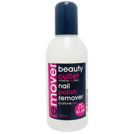 Beauty Outlet Nail Polish Remover Acetone Free 150ml