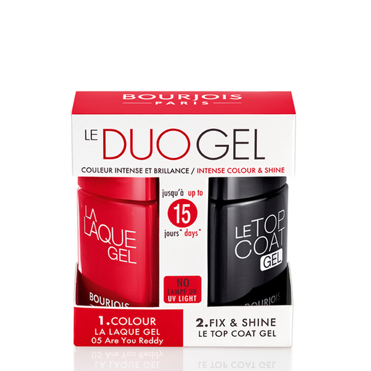Bourjois Le Duo Gel Set Nail Polish 05 Are You Reddy Top Coat