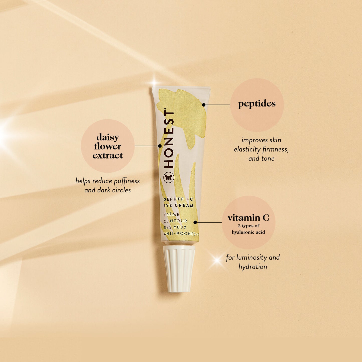 Honest Beauty Depuff C+ Eye Cream 15ml