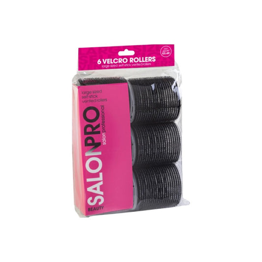 Beauty SalonPro 6 Velcro Rollers Large