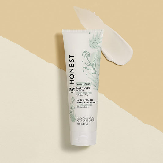Honest Sensitive Face + Body Lotion Fragrance Free 250ml