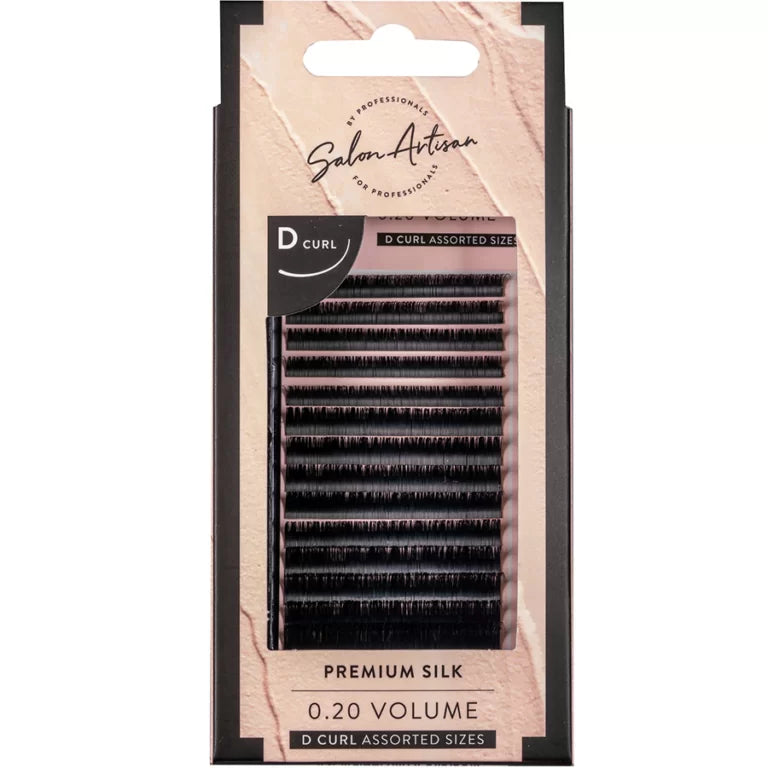 Salon Artisan J Curl Premium Silk 0.20 Volume Lashes Assorted Sizes