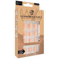 W7 Glamorous Nails White Peach
