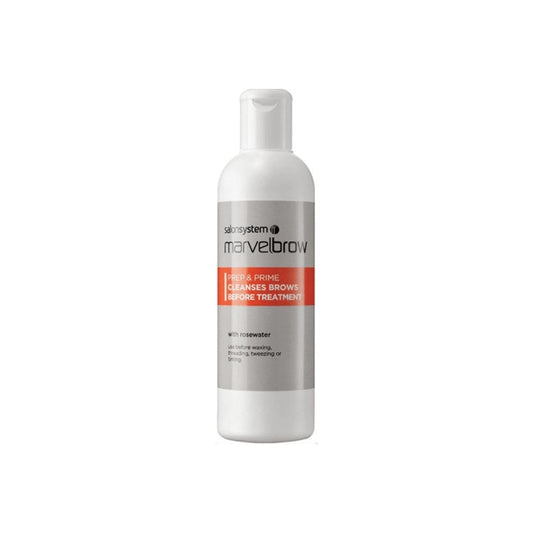 Salon System MarvelBrow Prep & Prime with Rosewater Cleanses Brows Before Treatment 250ml