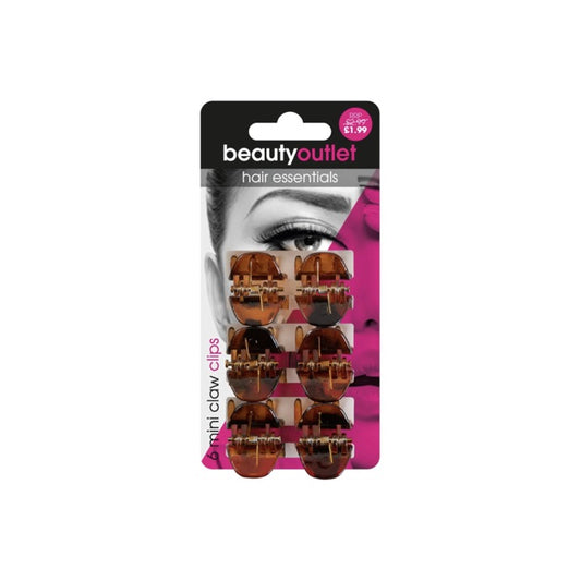 Beauty Outlet 6 Mini Claw Clips Tortoise-Shell BEAU152
