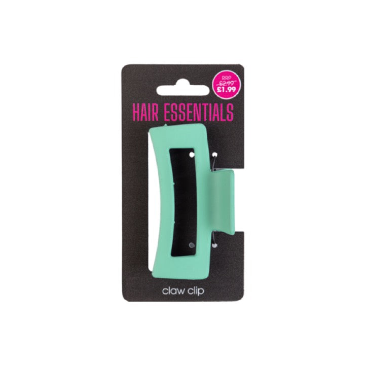 Beauty Outlet Square Claw Clip Pastel Green BEAU280