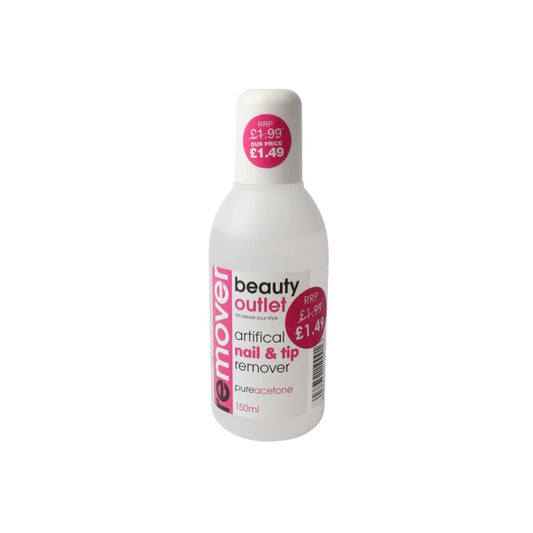 Beauty Outlet Artificial Nail & Tip Polish Remover 150ml