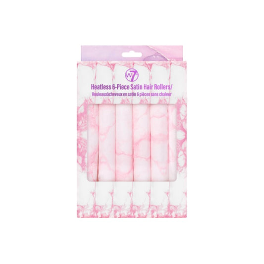 W7 Heatless 6 Piece Satin Hair Rollers