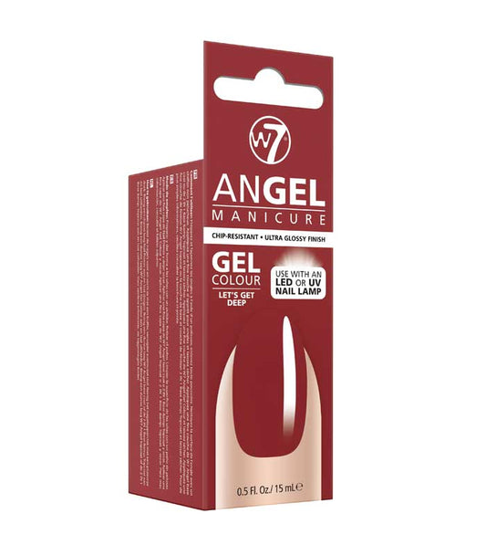 W7 Angel Manicure Gel Polish Lets Get Deep
