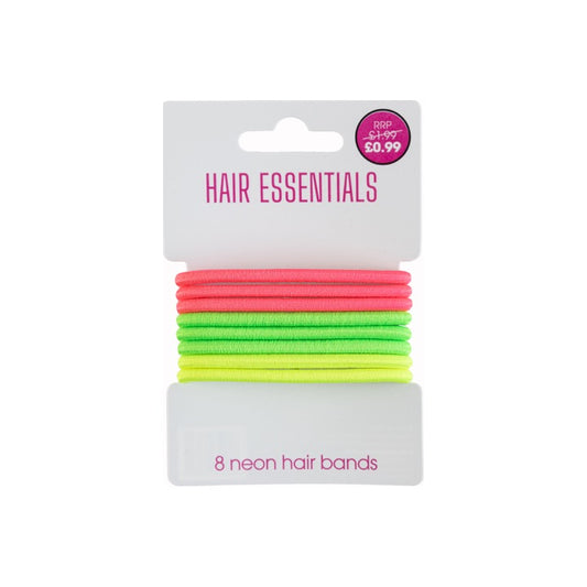 Beauty Outlet 8 Neon Hair Bands BEAU284