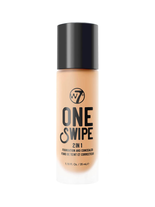 W7 One Swipe 2-In-1 Foundation & Concealer Early Tan