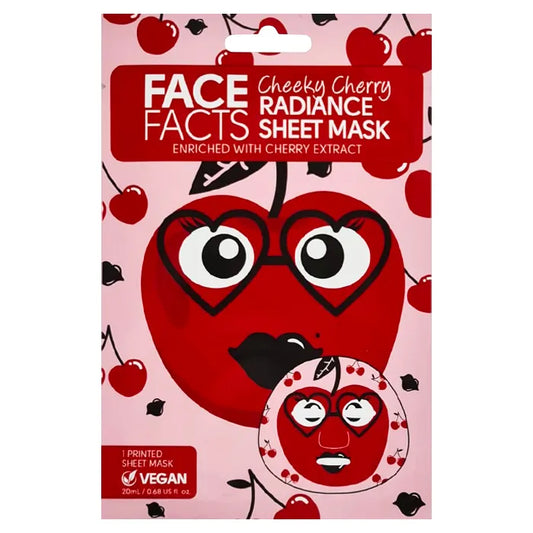 Face Facts Cheeky Cherry Radiance Sheet Mask