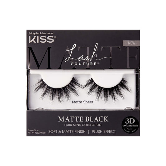 Kiss Lash Couture False Lashes Matte Sheer