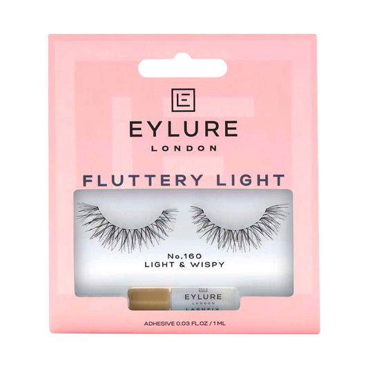 Eylure Pre Glued False Lashes Fluttery Light 160