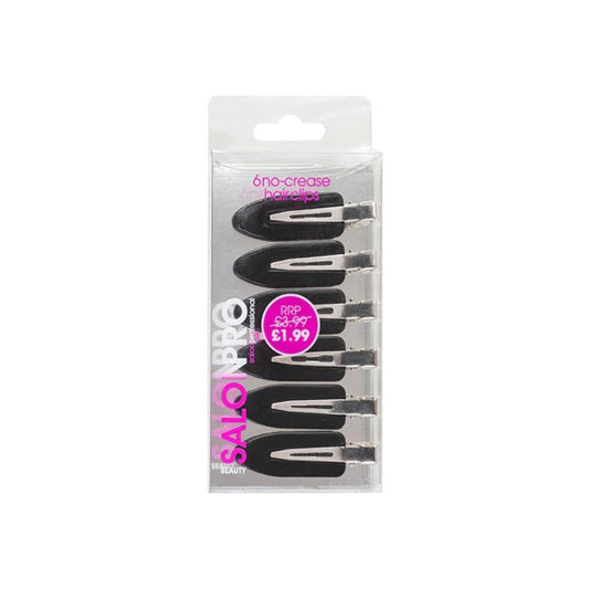 Beauty SalonPro Non Crease Clips Black BEAU208