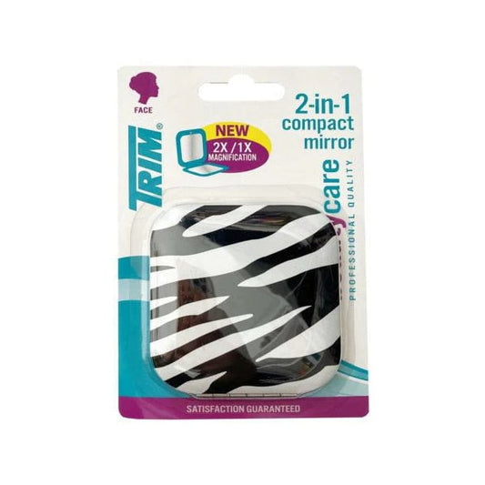 Trim 2in1 Compact Mirror Zebra