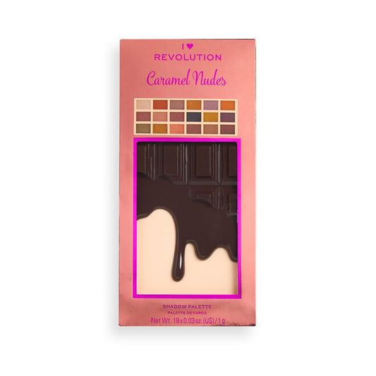 Revolution I Love Makeup Eyeshadow Palette Caramel nudes