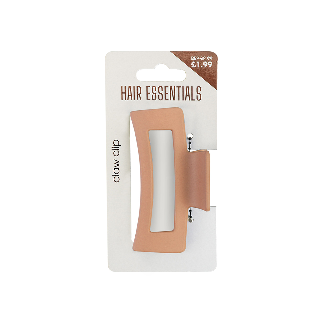 Beauty Outlet Square Claw Clip Nude BEAU345