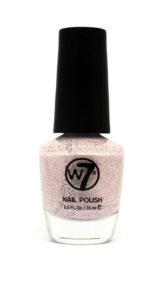 W7 Nail Polish 88 Speckled Pink