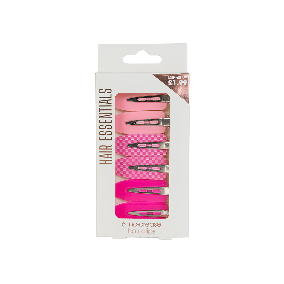 Beauty Outlet No Crease Clips Pink BEAU614