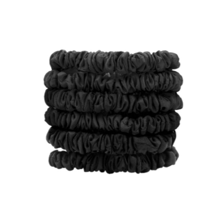 W7 Silky Knots Skinny Black 6pk