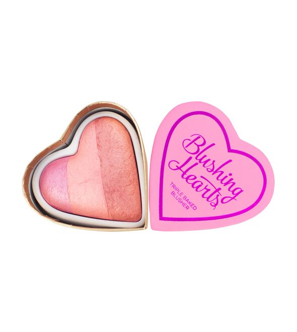 Revolution Triple Baked Blush Blushing Hearts Candy Queen Of Hearts