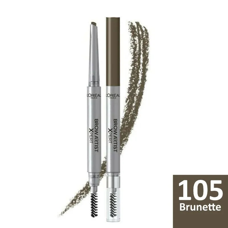 L'Oreal Brow Artist Xpert Brow Pencil & Styling Brush 105 Brunette