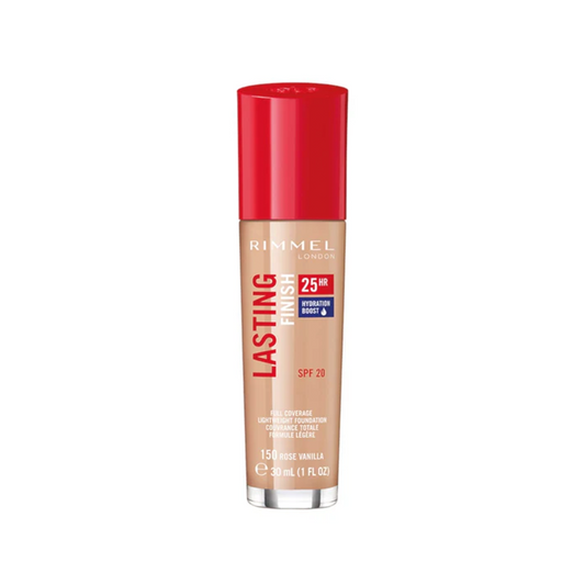 Rimmel Lasting Finish Foundation 25 Hour Wear 150 Rose Vanilla