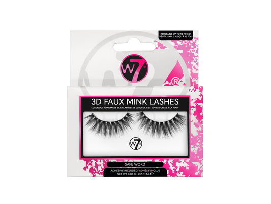 W7 3D Faux Mink Lashes Safe Word