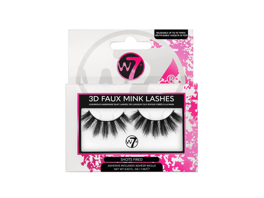 W7 3D Faux Mink Lashes Shots Fired