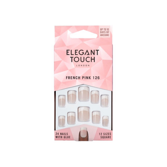 Elegant Touch False Nails French Pink 126