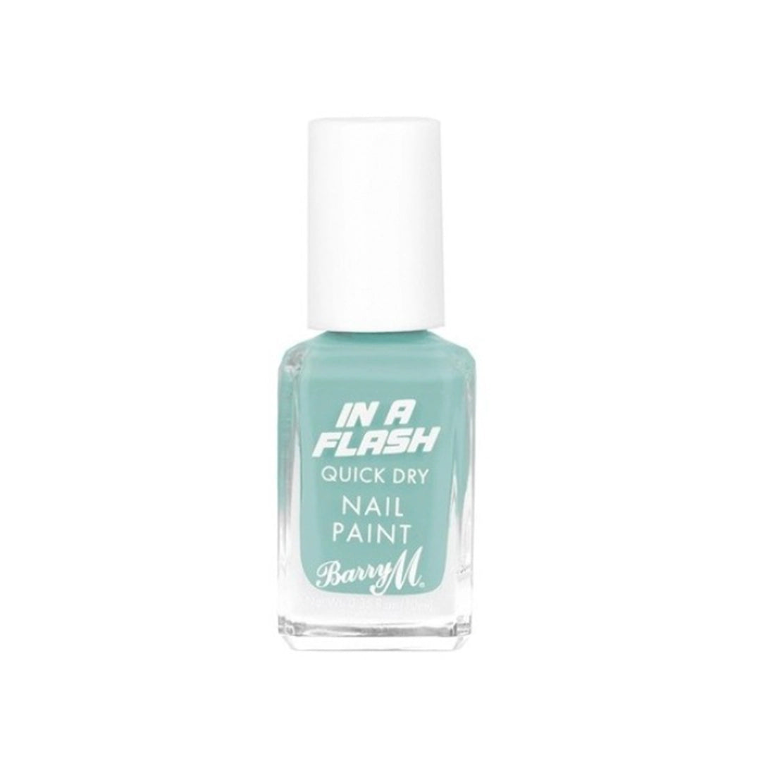 Barry M In A Flash Quick Dry Nail Paint Blue Boost