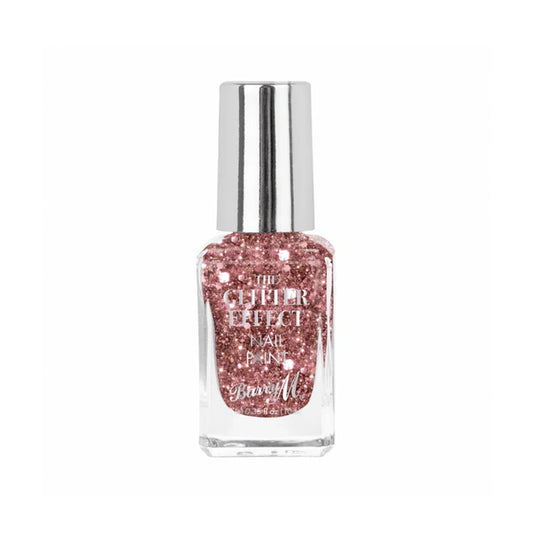 Barry M Glitter Effect Nail Paint Raving Rose
