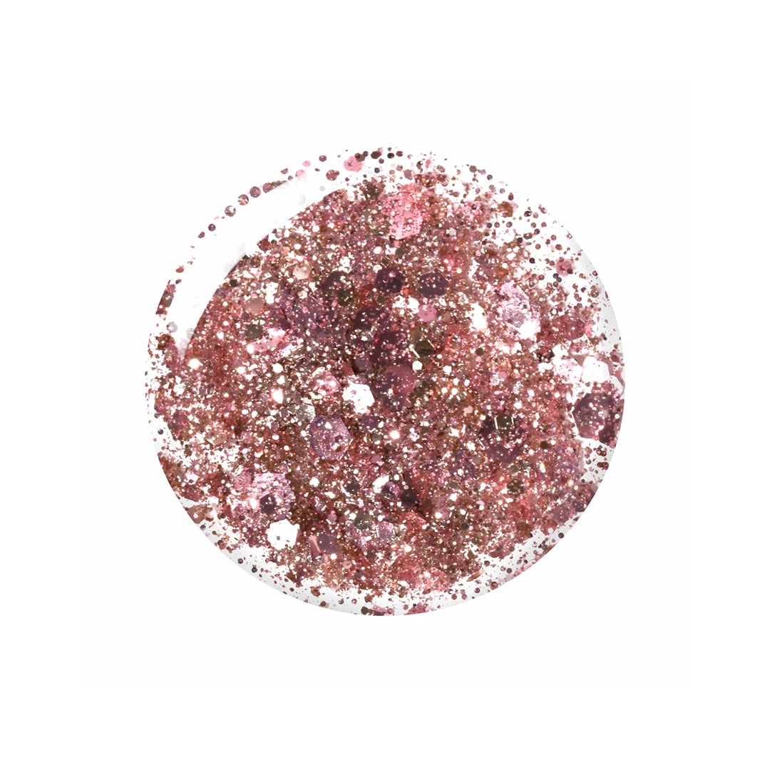 Barry M Glitter Effect Nail Paint Raving Rose