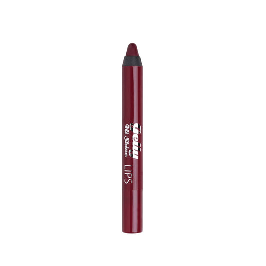 Barry M Gelly Hi Shine Lip Crayon Dark Red 01