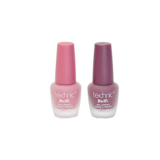 Technic Matte Nail Polish Duo Pink & Pur