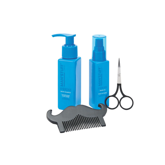 Man Stuff Tidy Whiskers 4 Piece Set
