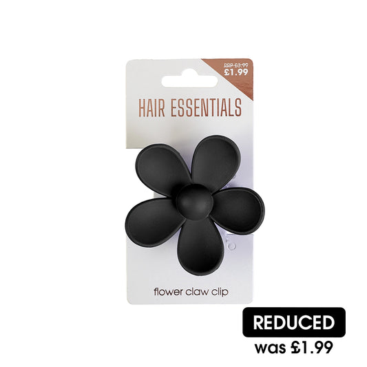 Beauty Outlet Flower Claw Clip Black BEAU 501