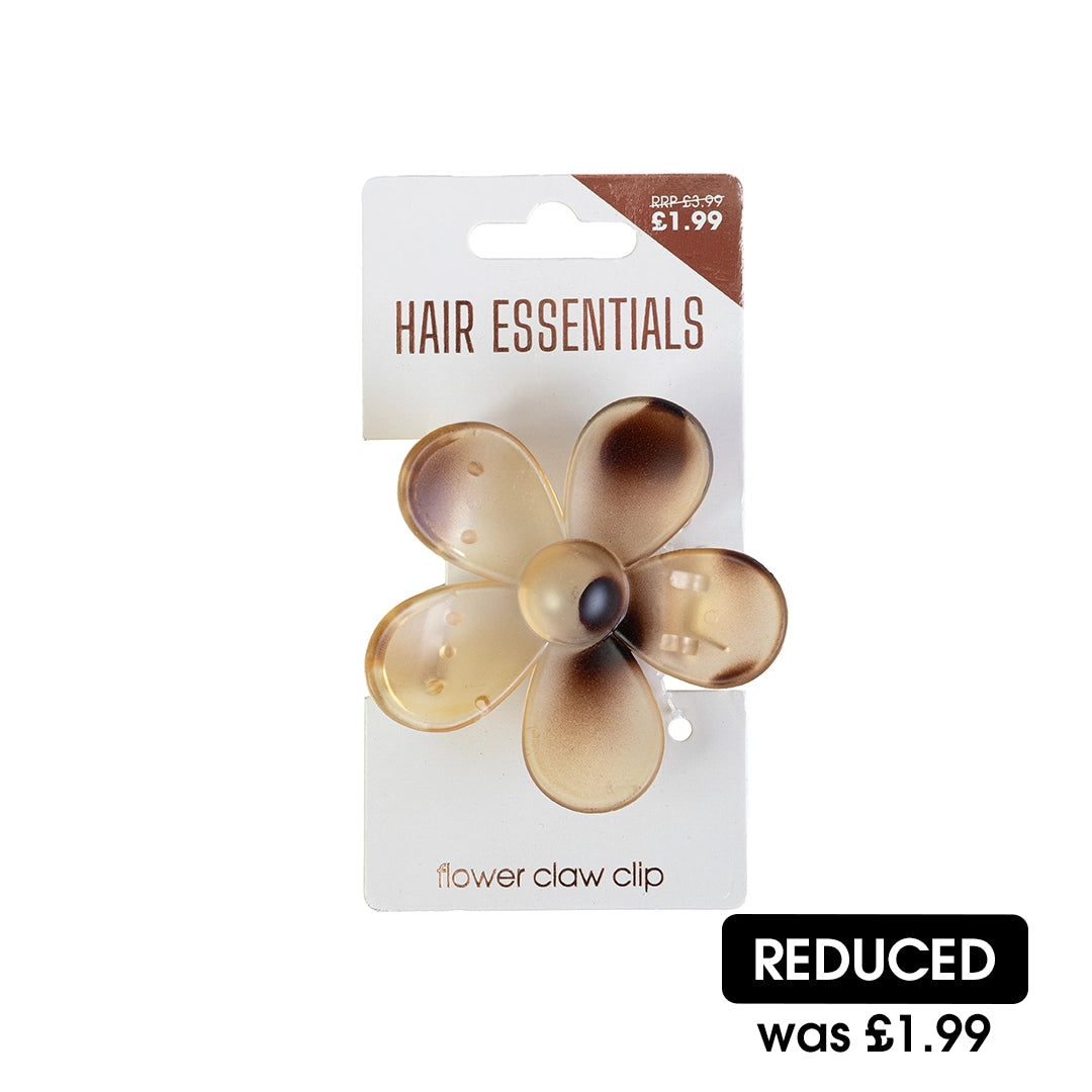 Beauty Outlet Flower Claw Clip Tortle Shell BEAU 510