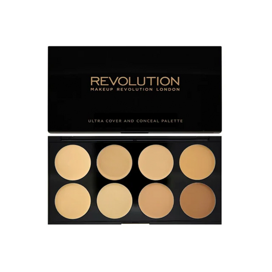 Revolution Ultra Cover & Concealer Paltte Light Medium Palette