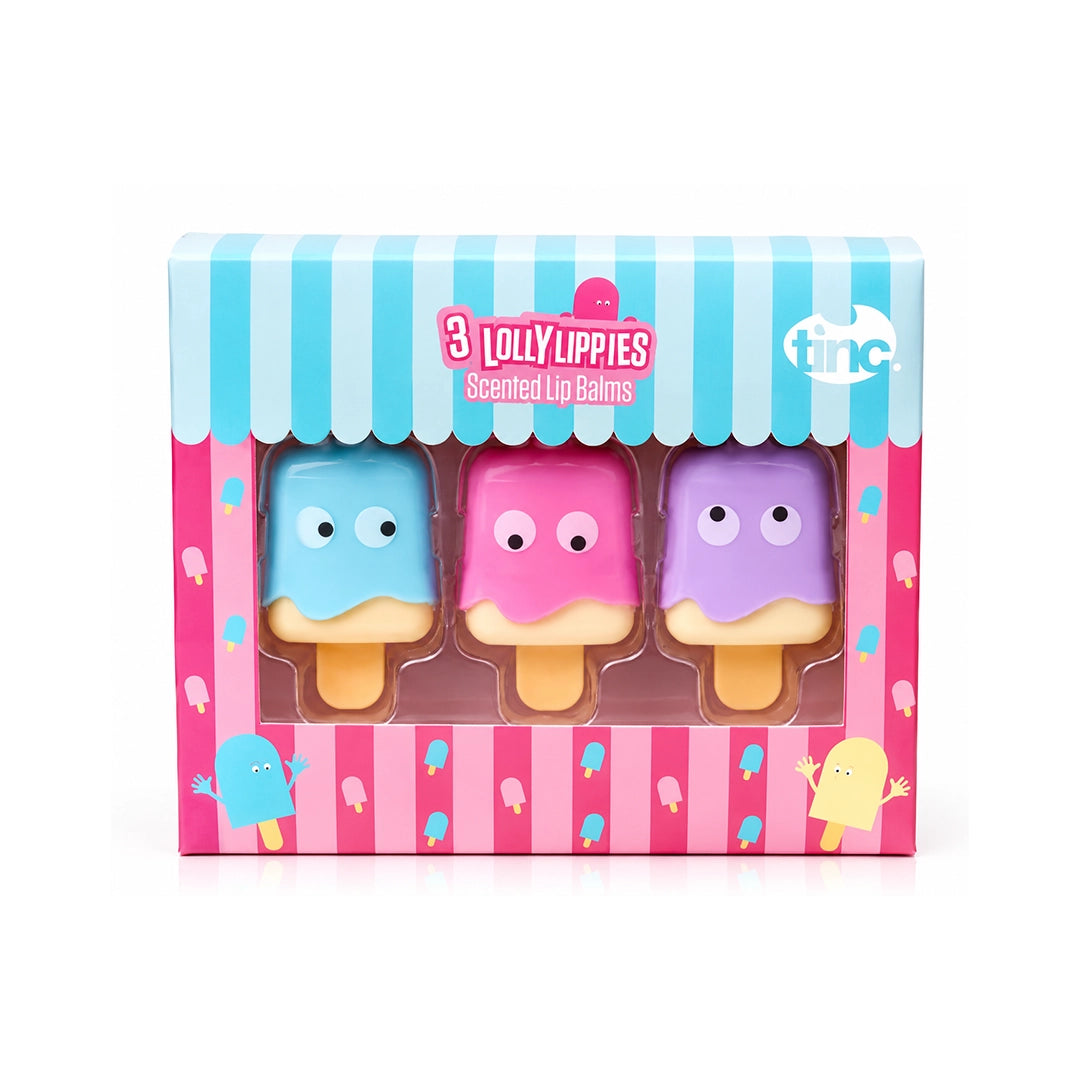 Tinc 3 Lolly Lippies Scented Lip Balms Trio