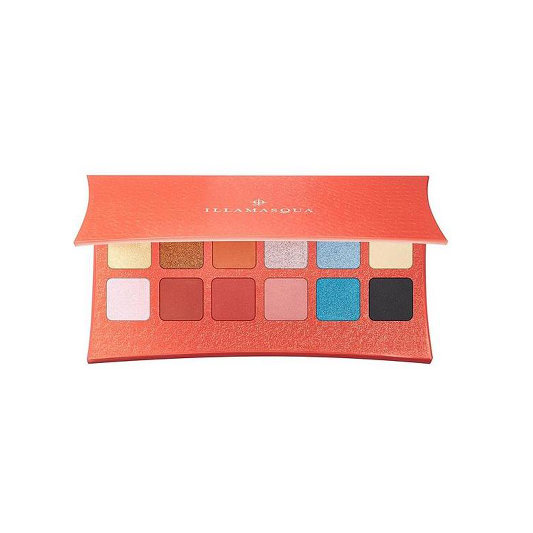 ILLAMASQUA Expressionist Artist Palette – 12 Farben, 130 G, Vielseitige Make-up-Palette Für Intensive Looks