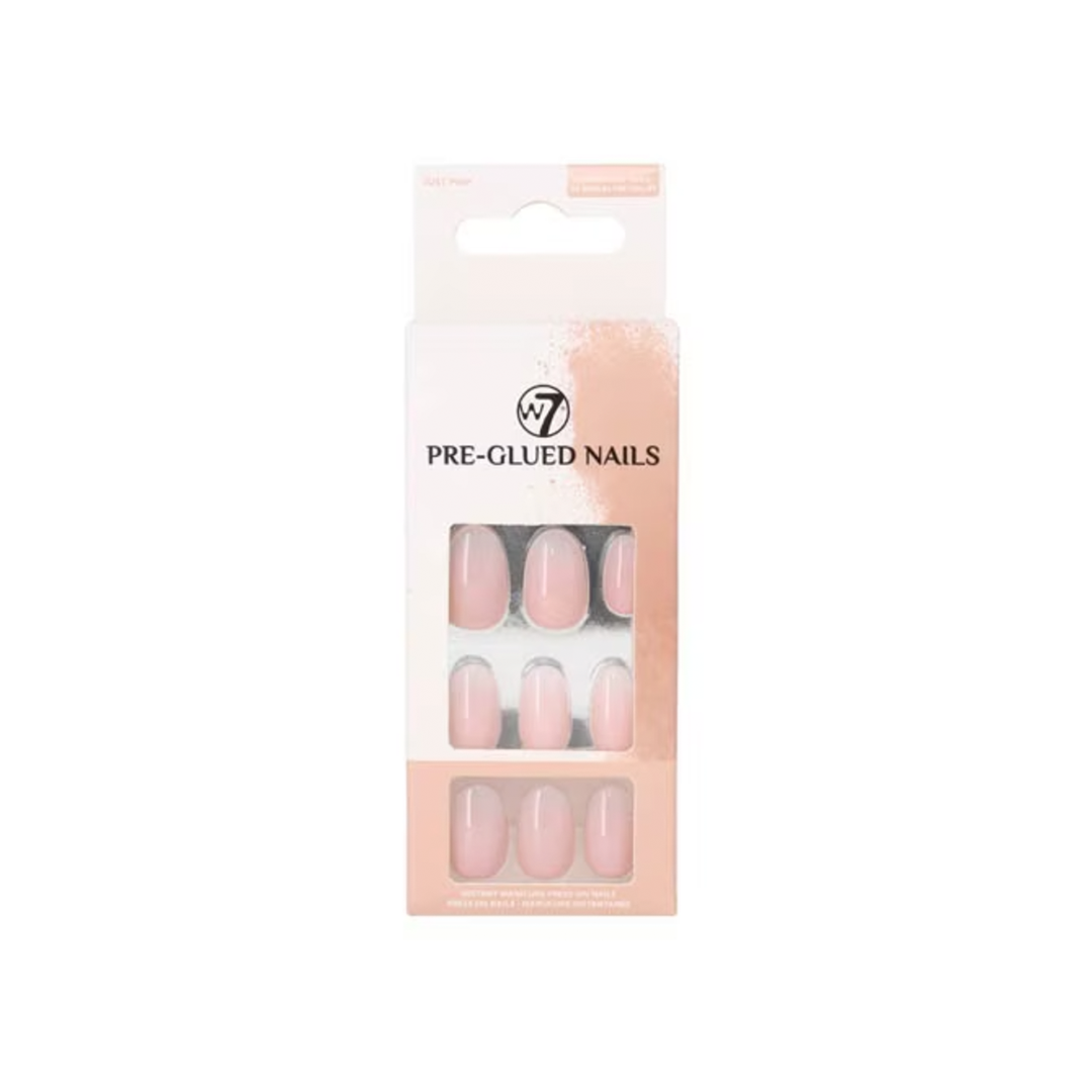 W7 Pre Glued Nails Just Pink