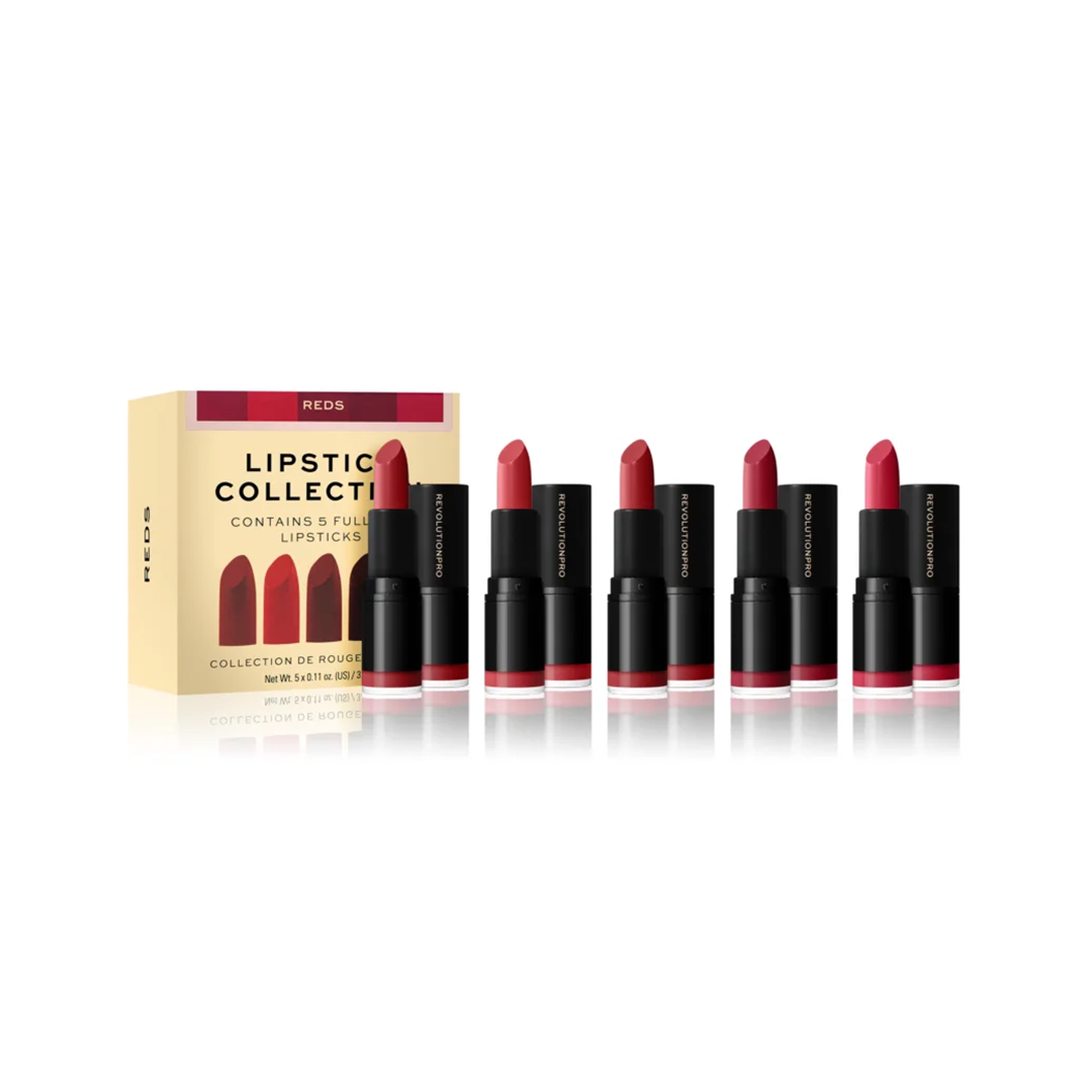 Revolution Reds Lipstick Collection
