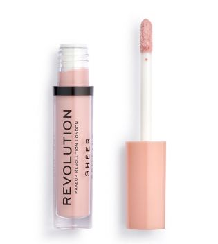 Revolution Sheer Brilliant Lipstick Raw 136