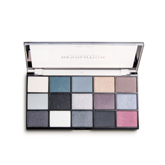 Tester Revolution Reloaded Blackout Eyeshadow Palette